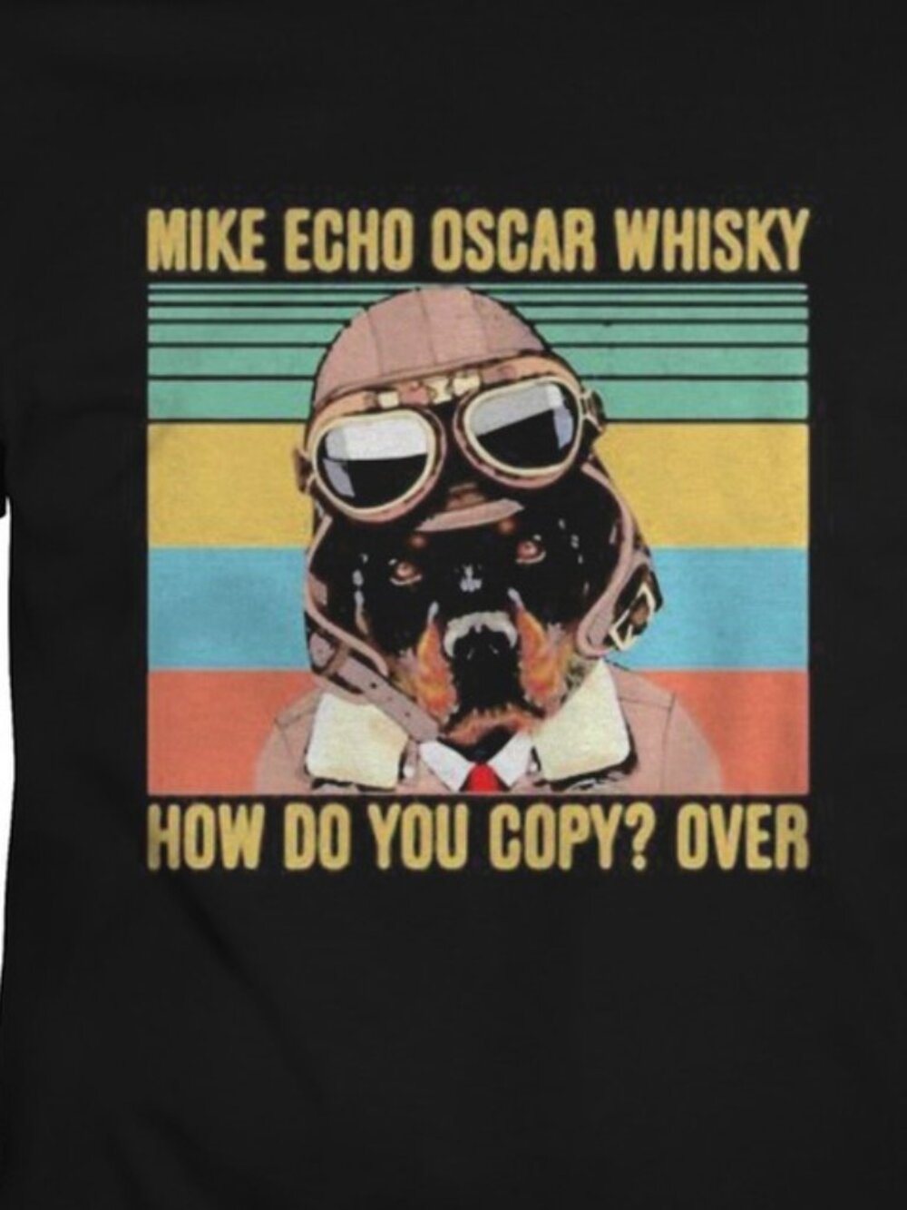 Boxer Mike Echo Oscar Whisky Funny Boxing Graphic T-Shirt - Picture 2 of 5